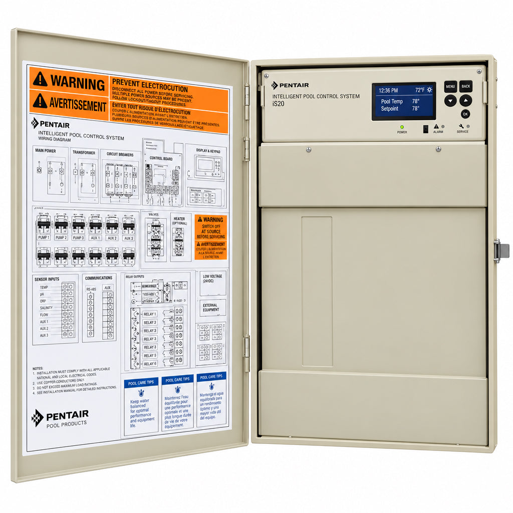 Pentair Load Center with Pool Card Salt (523999)